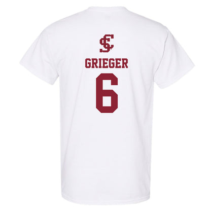 SCU - NCAA Women's Basketball : Sienna Grieger - T-Shirt-1
