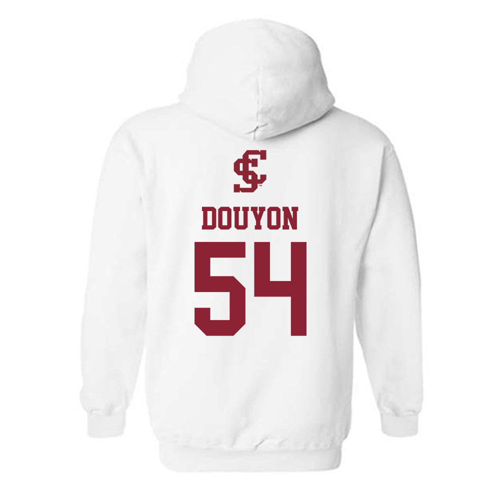 SCU - NCAA Men's Basketball : Malachi Douyon - Hooded Sweatshirt-1