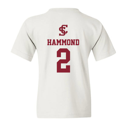 SCU - NCAA Men's Basketball : Christian Hammond - Youth T-Shirt