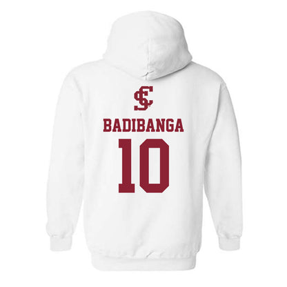 SCU - NCAA Men's Basketball : Noah Badibanga - Hooded Sweatshirt-1