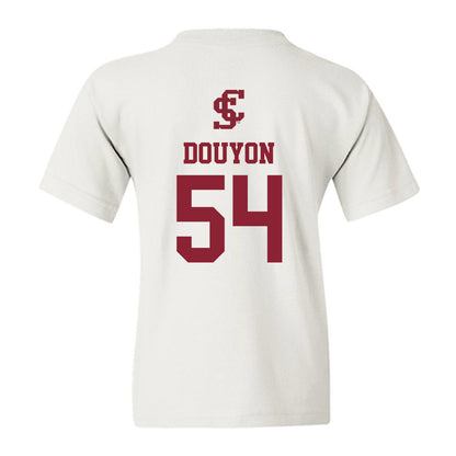 SCU - NCAA Men's Basketball : Malachi Douyon - Youth T-Shirt-1