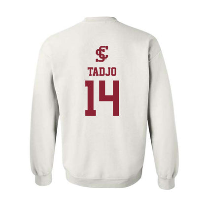 SCU - NCAA Men's Basketball : chris tadjo - Crewneck Sweatshirt-1