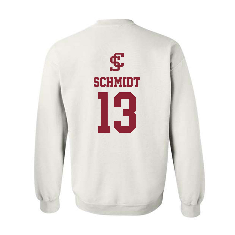 SCU - NCAA Women's Basketball : Ava Schmidt - Crewneck Sweatshirt-1
