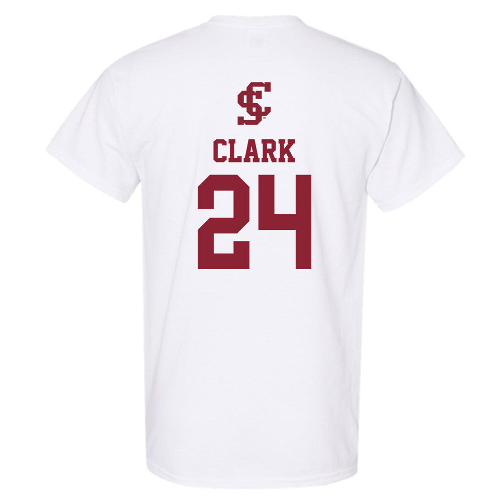 SCU - NCAA Women's Basketball : Reilly Clark - T-Shirt-1