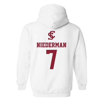 SCU - NCAA Beach Volleyball : Noelle Niederman - Hooded Sweatshirt-1