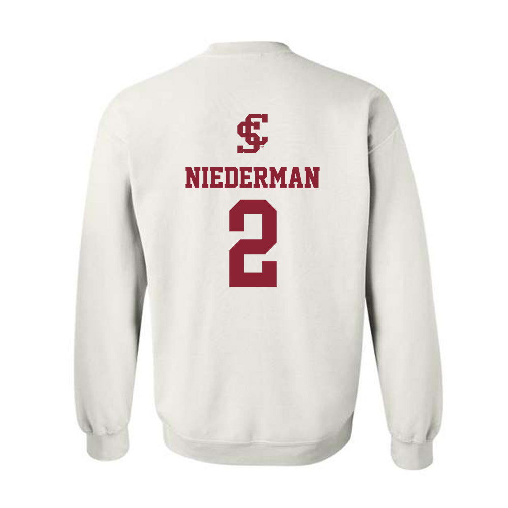 SCU - NCAA Beach Volleyball : Noelle Niederman - Crewneck Sweatshirt Classic Shersey