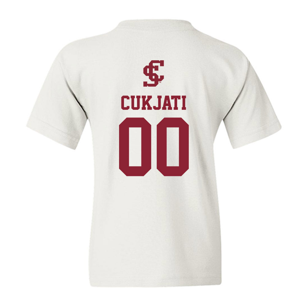 SCU - NCAA Beach Volleyball : Avery Cukjati - Youth T-Shirt-1