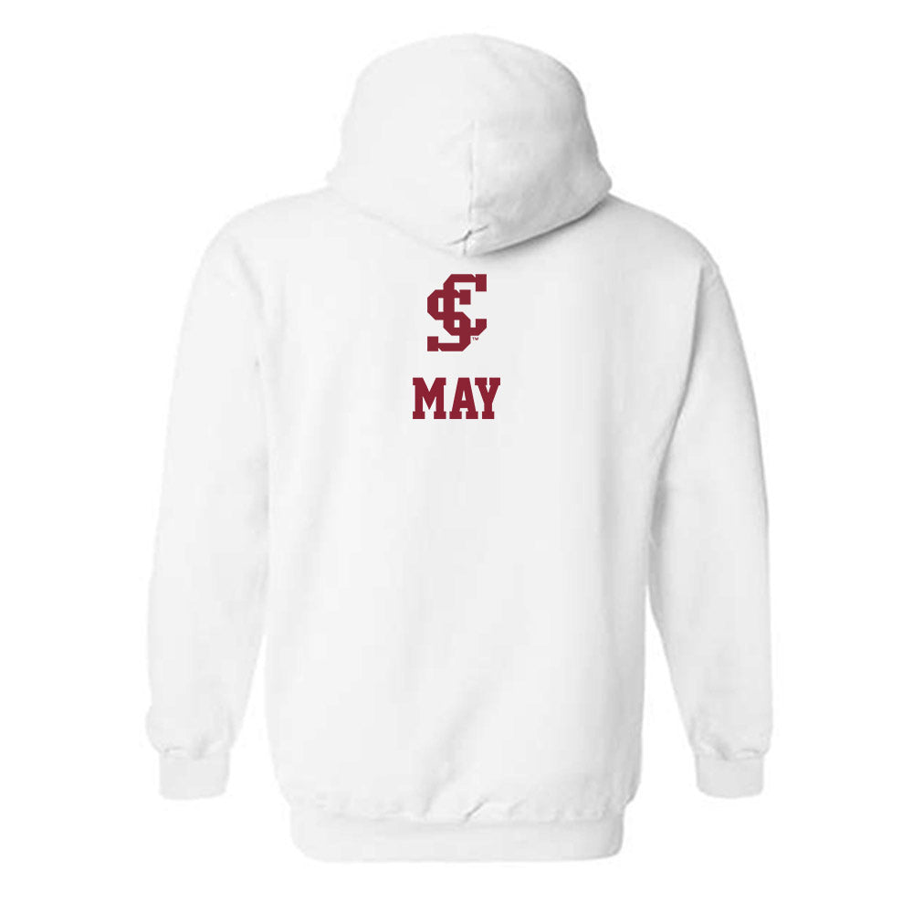 SCU - NCAA Women's Rowing : Kyra May - Classic Shersey Hooded Sweatshirt-1