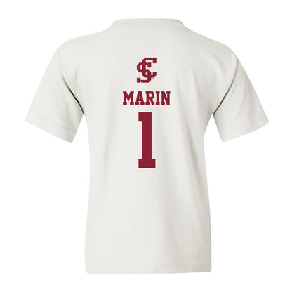 SCU - NCAA Men's Soccer : Eduardo Marin - Youth T-Shirt-1