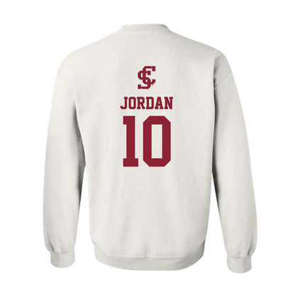 SCU - NCAA Women's Soccer : Kat Jordan - Crewneck Sweatshirt-1