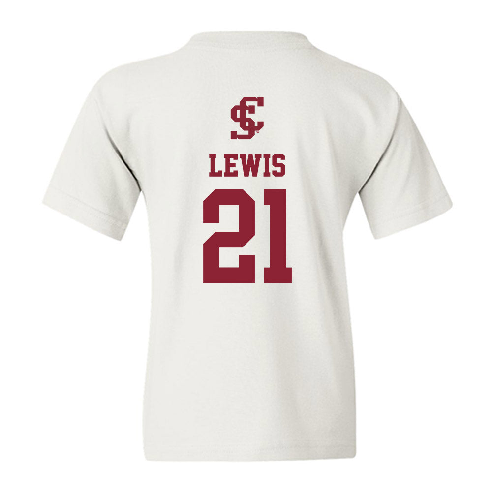SCU - NCAA Women's Soccer : Raygen Lewis - Youth T-Shirt-1