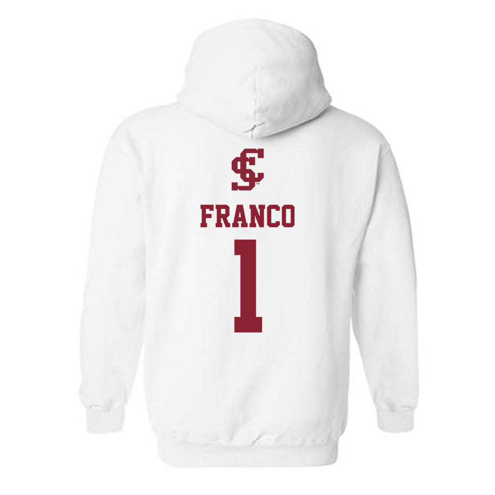 SCU - NCAA Women's Soccer : Amaris Franco - Hooded Sweatshirt-1