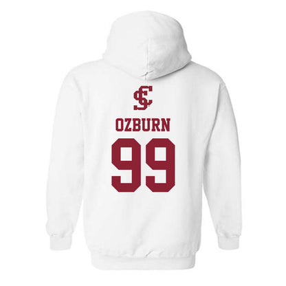 SCU - NCAA Men's Soccer : Jackson Ozburn - Sports Shersey Hooded Sweatshirt-1