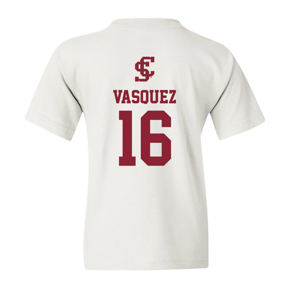 SCU - NCAA Women's Soccer : Marissa Vasquez - Youth T-Shirt