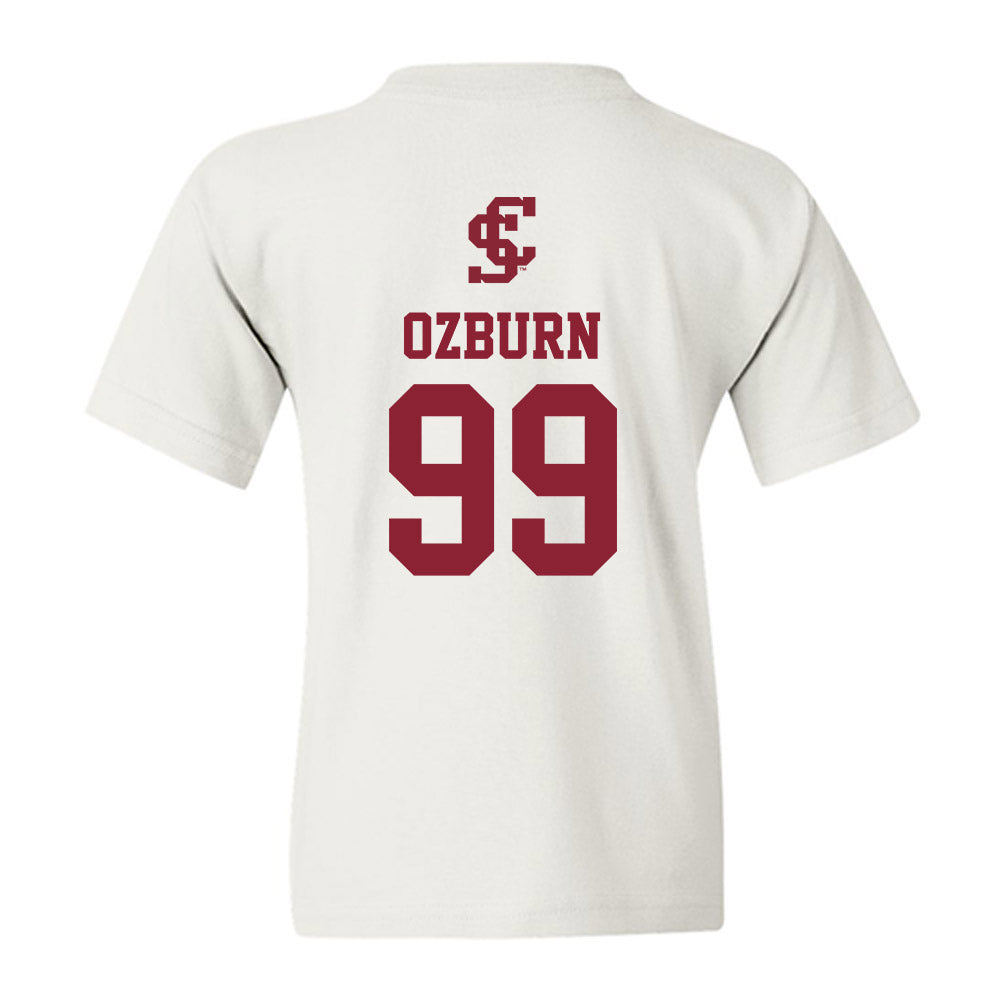 SCU - NCAA Men's Soccer : Jackson Ozburn - Sports Shersey Youth T-Shirt-1