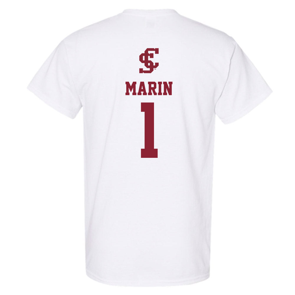 SCU - NCAA Men's Soccer : Eduardo Marin - T-Shirt-1