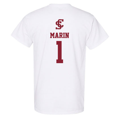 SCU - NCAA Men's Soccer : Eduardo Marin - T-Shirt-1