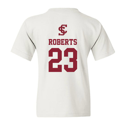 SCU - NCAA Men's Soccer : Spencer Roberts - Sports Shersey Youth T-Shirt-1