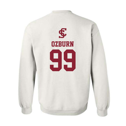 SCU - NCAA Men's Soccer : Jackson Ozburn - Sports Shersey Crewneck Sweatshirt-1