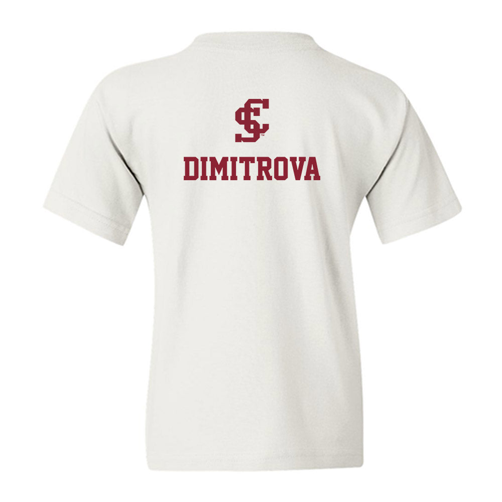 SCU - NCAA Women's Tennis : Daniella Dimitrova - Youth T-Shirt-1