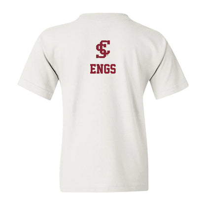 SCU - NCAA Men's Water Polo : Charlie Engs - Youth T-Shirt-1