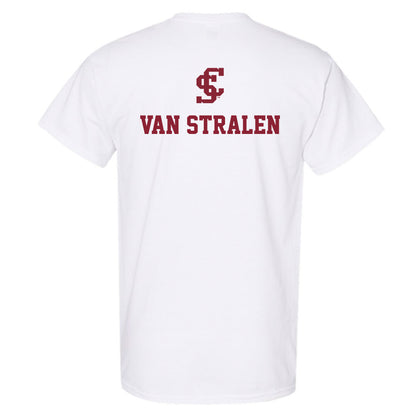 SCU - NCAA Men's Water Polo : Owen Van Stralen - T-Shirt-1