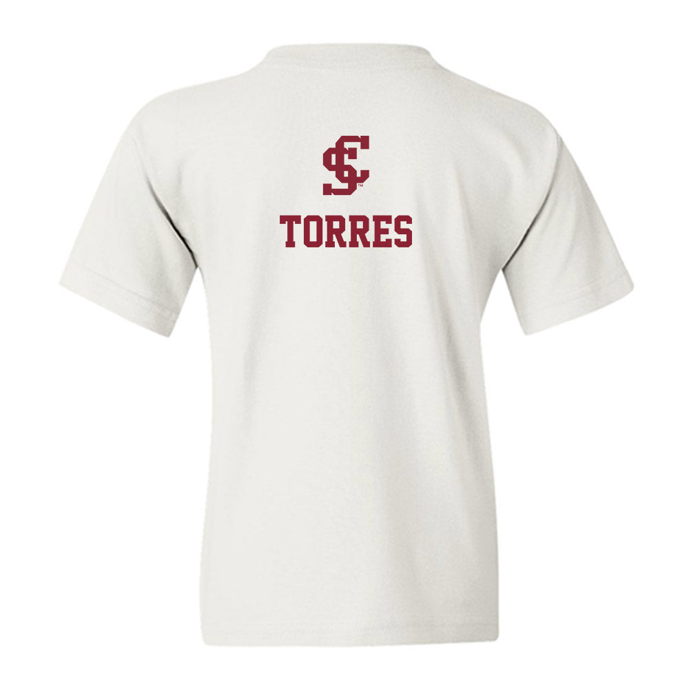 SCU - NCAA Women's Water Polo : Avary Torres - Youth T-Shirt-1