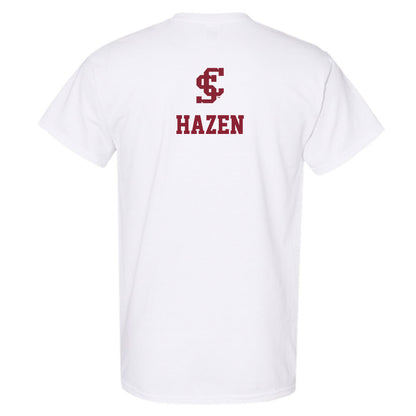 SCU - NCAA Men's Water Polo : Dylan Hazen - T-Shirt-1