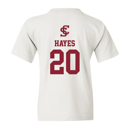 SCU - NCAA Women's Volleyball : Morgan Hayes - Youth T-Shirt