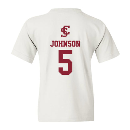 SCU - NCAA Women's Volleyball : Caitlin Johnson - Youth T-Shirt-1