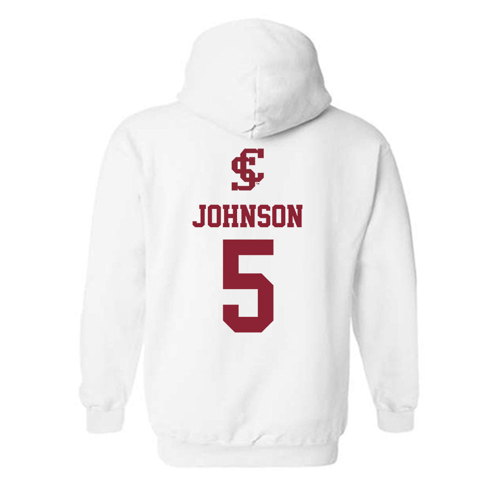 SCU - NCAA Women's Volleyball : Caitlin Johnson - Hooded Sweatshirt-1