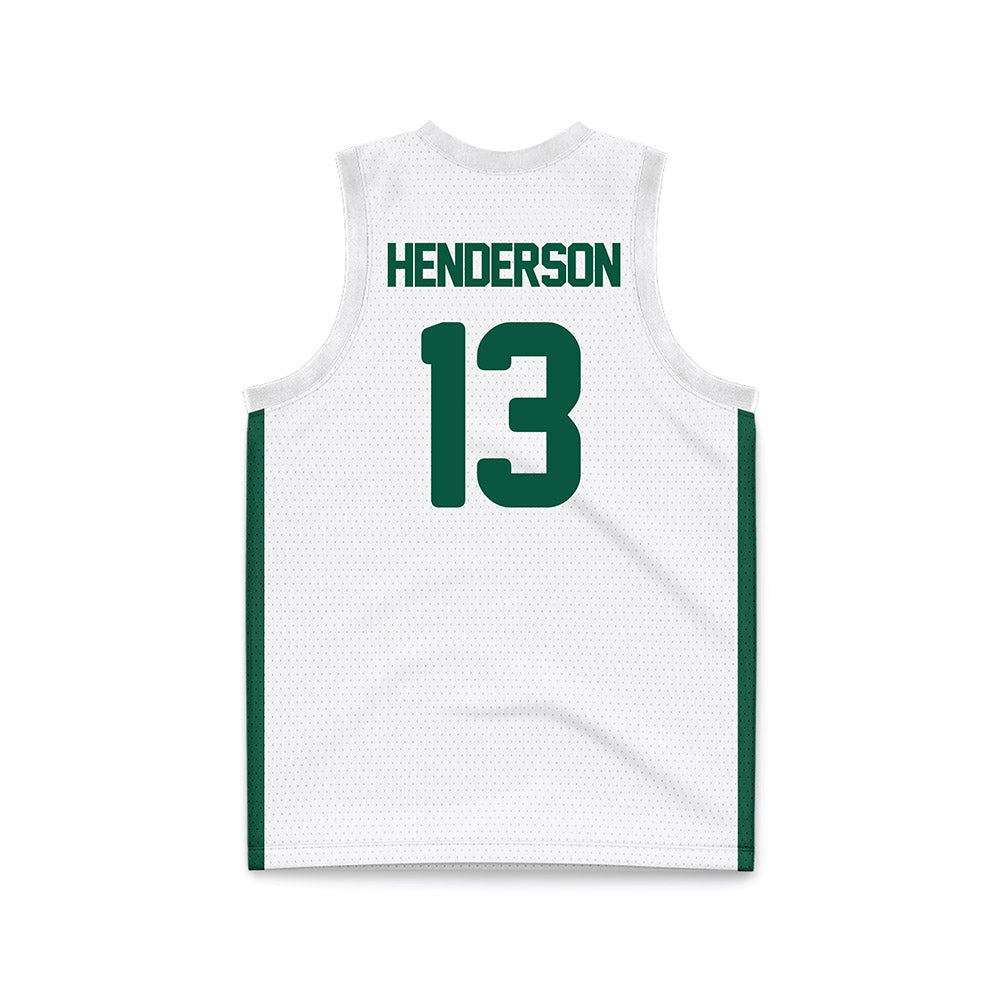 UNC Charlotte - NCAA Women's Basketball : Lucy Henderson - White Basketball Jersey-1