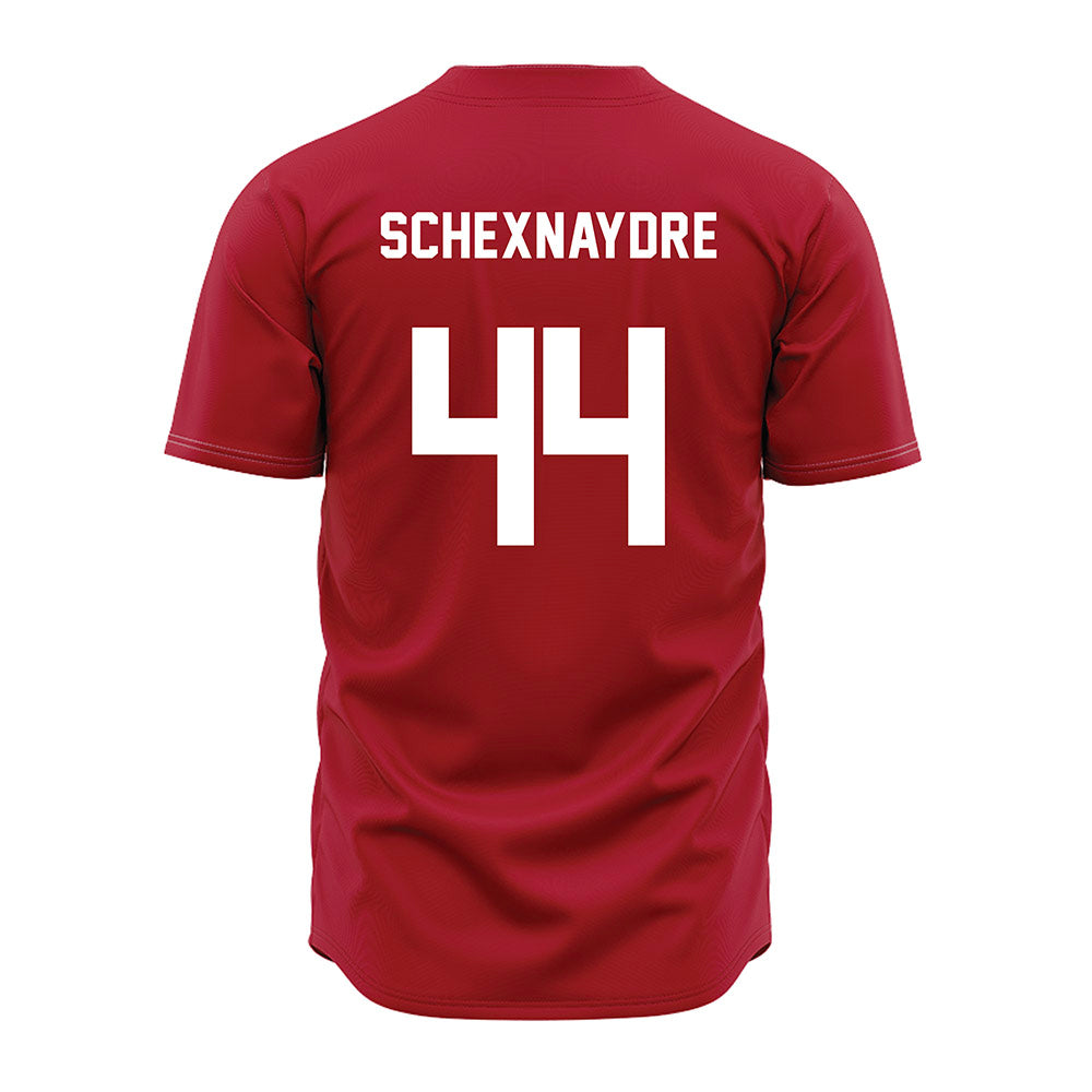 Nicholls State - NCAA Baseball : Owen Schexnaydre - Red Jersey-1