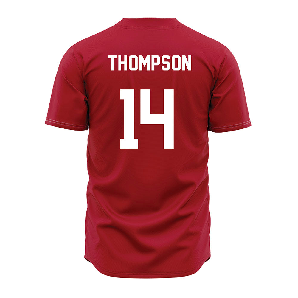 Nicholls State - NCAA Baseball : Caston Thompson - Red Jersey-1