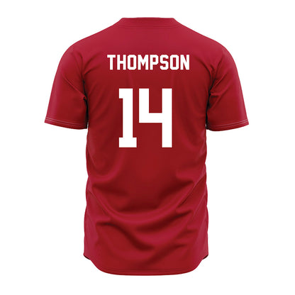 Nicholls State - NCAA Baseball : Caston Thompson - Red Jersey-1