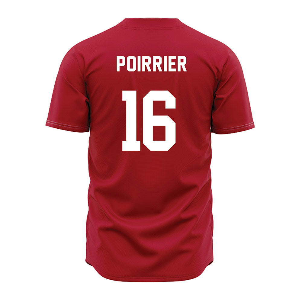 Nicholls State - NCAA Baseball : Cole Poirrier - Red Jersey-1