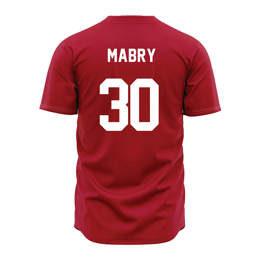 Nicholls State - NCAA Baseball : Will Mabry - Red Jersey-1