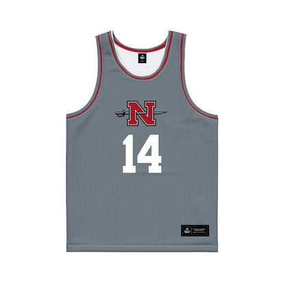 Nicholls State - NCAA Women's Basketball : Rie Rie Kenembeni - Grey Basketball Jersey-0