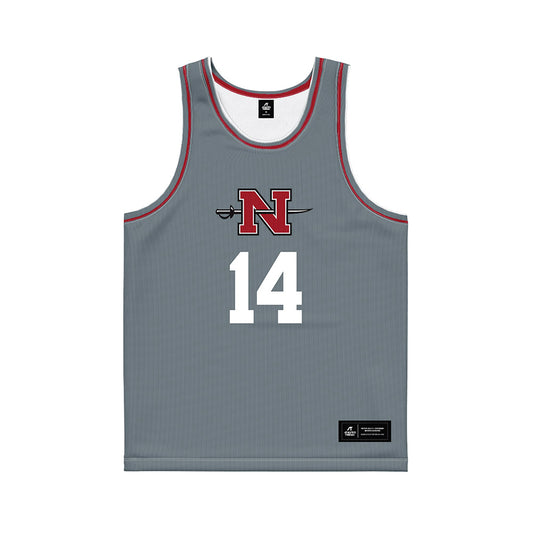 Nicholls State - NCAA Women's Basketball : Rie Rie Kenembeni - Grey Basketball Jersey-0
