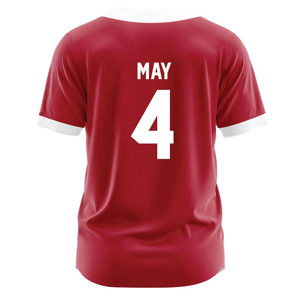 Nicholls State - NCAA Softball : Libby May - Red Jersey-1