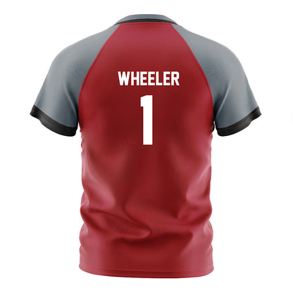 Nicholls State - NCAA Women's Soccer : Kaylin Wheeler - Red Soccer Jersey-1