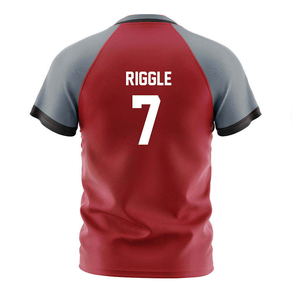 Nicholls State - NCAA Women's Soccer : Mylea Riggle - Red Soccer Jersey-1