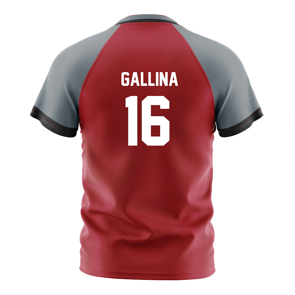 Nicholls State - NCAA Women's Soccer : Mia Gallina - Red Soccer Jersey-1