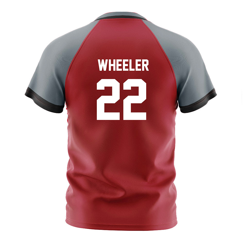 Nicholls State - NCAA Women's Soccer : Alyssa Wheeler - Red Soccer Jersey-1