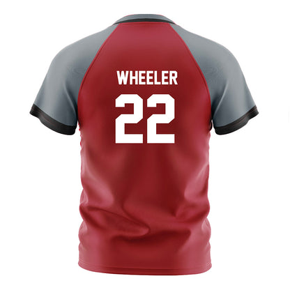 Nicholls State - NCAA Women's Soccer : Alyssa Wheeler - Red Soccer Jersey-1