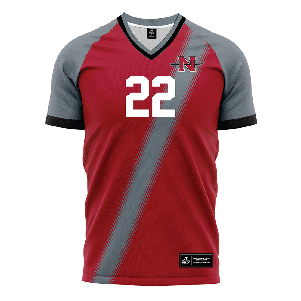 Nicholls State - NCAA Women's Soccer : Alyssa Wheeler - Red Soccer Jersey-0