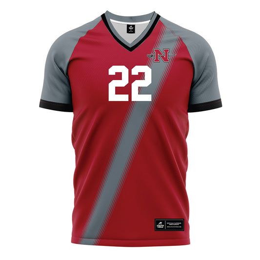 Nicholls State - NCAA Women's Soccer : Alyssa Wheeler - Red Soccer Jersey-0