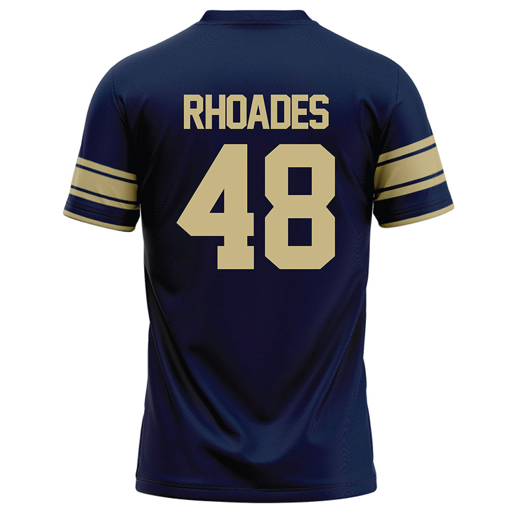 Akron - NCAA Football : Emmet Rhoades - Navy Football Jersey