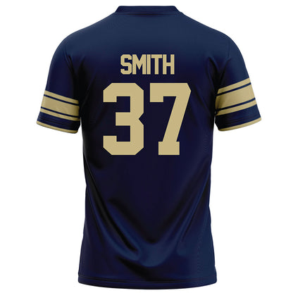 Akron - NCAA Football : Garrison Smith - Navy Football Jersey