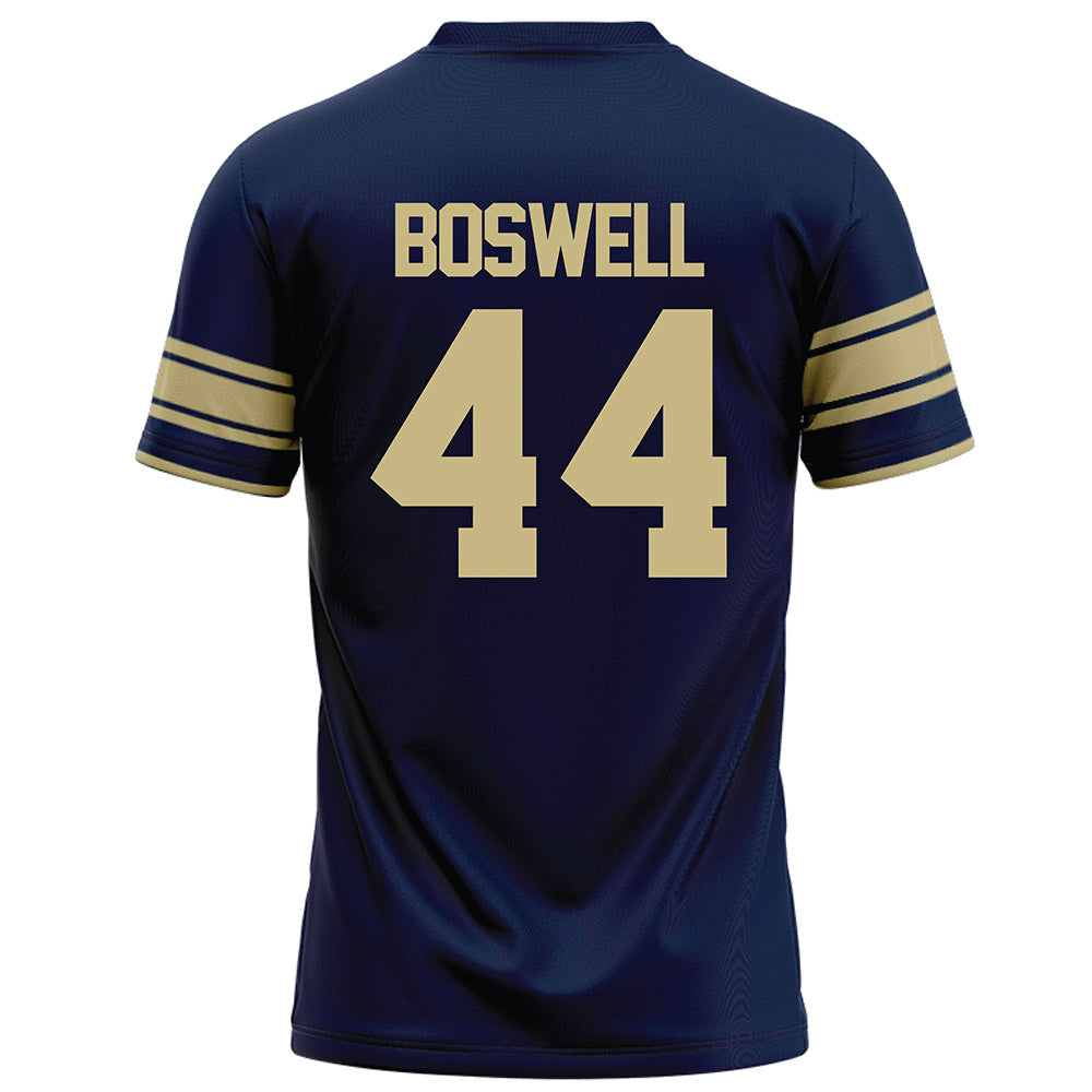Akron - NCAA Football : Markus Boswell - Navy Football Jersey-1
